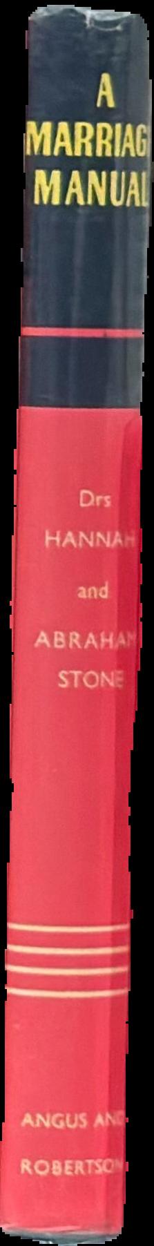 A marriage manual : a practical guide-book to sex and marriage live spine