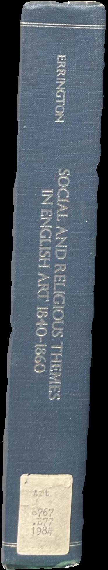 Social and religious themes in English art 1840-1860 live spine