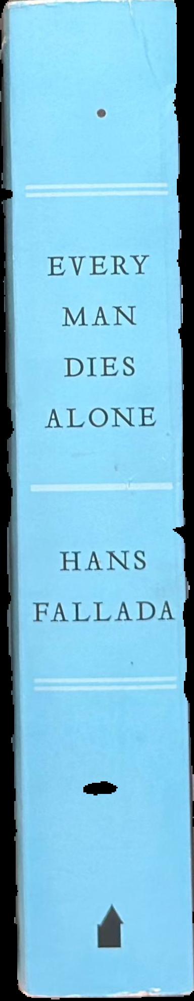 Every man dies alone live spine