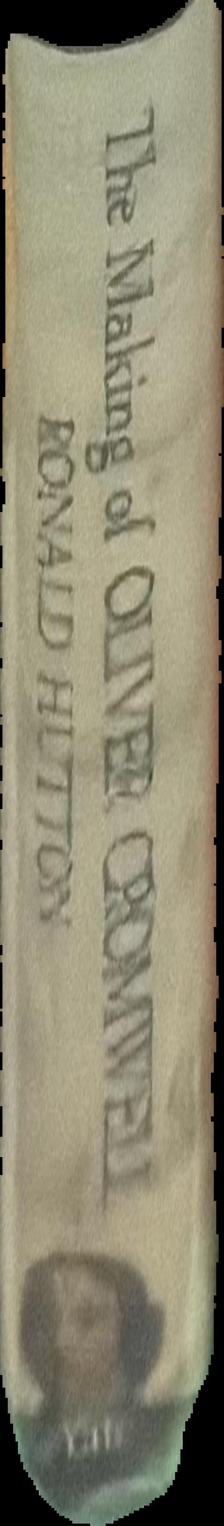 The making of Oliver Cromwell live spine