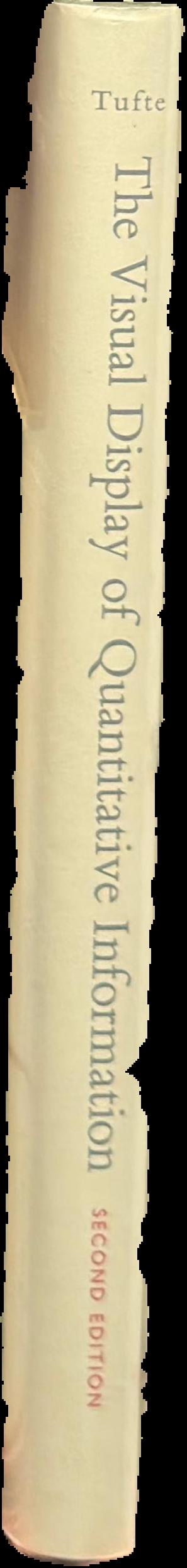 The visual display of quantative information / Edward R. Tufte live spine