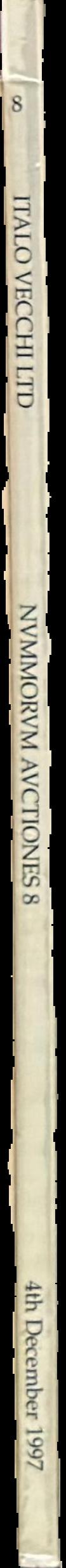 Nummorum auctiones 8 : Greek, Roman Republican and Imperial coinage, Germanic Kingdoms and Byzantine coins live spine