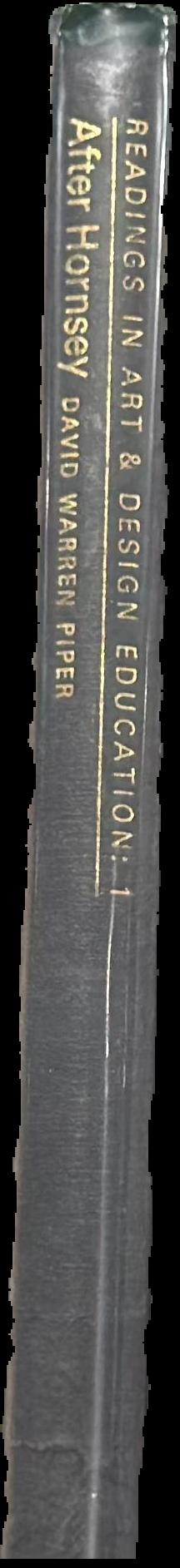 Readings in art and design education : 1, after Hornsey live spine
