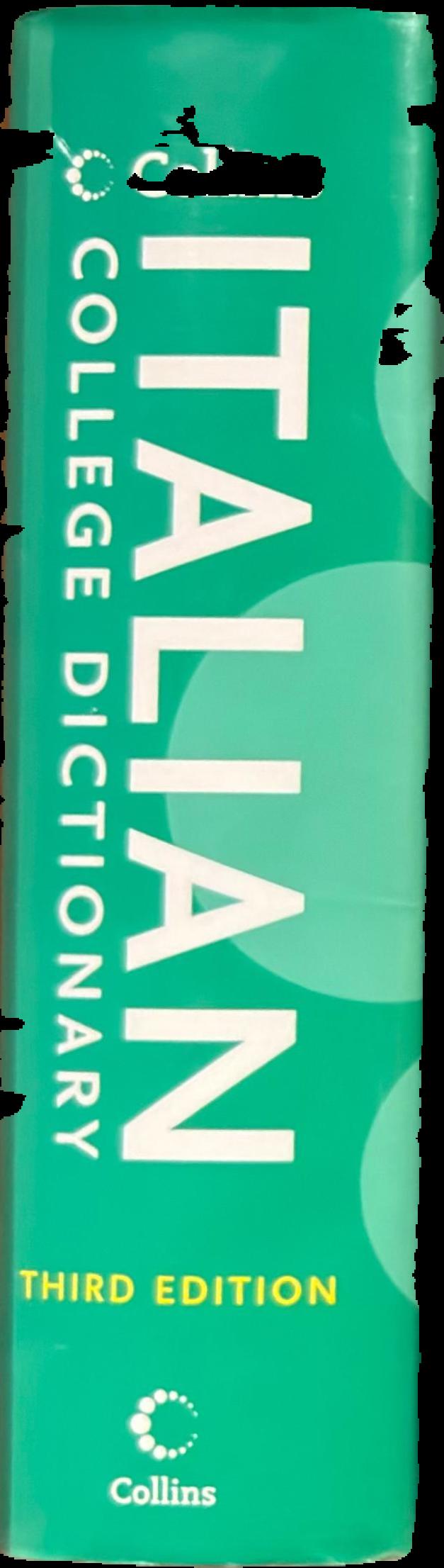 Collins Italian Dictionary live spine