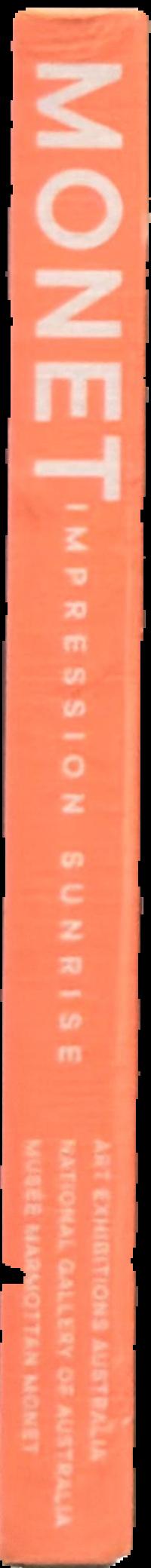Monet : impression sunrise live spine