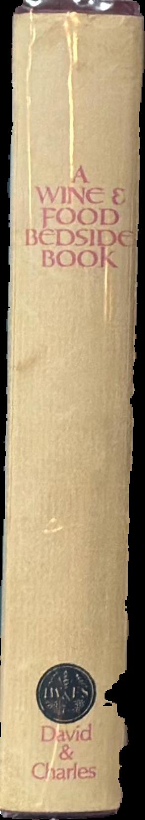 A Wine and Food bedside book live spine