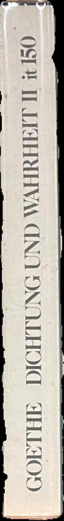 Dichtung und Wahrheit III live spine