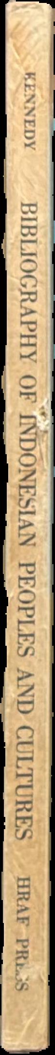 Bibliography of Indonesian peoples and cultures live spine