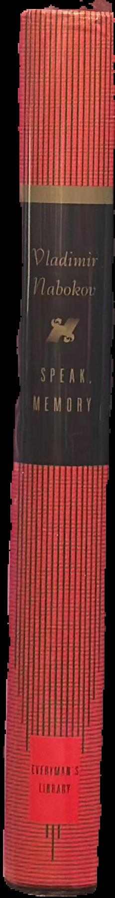 Speak, memory : an autobiography revisited live spine