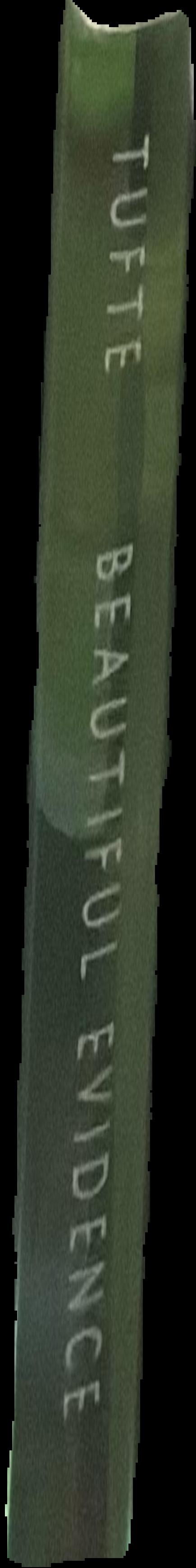 Beautiful evidence / Edward R. Tufte live spine