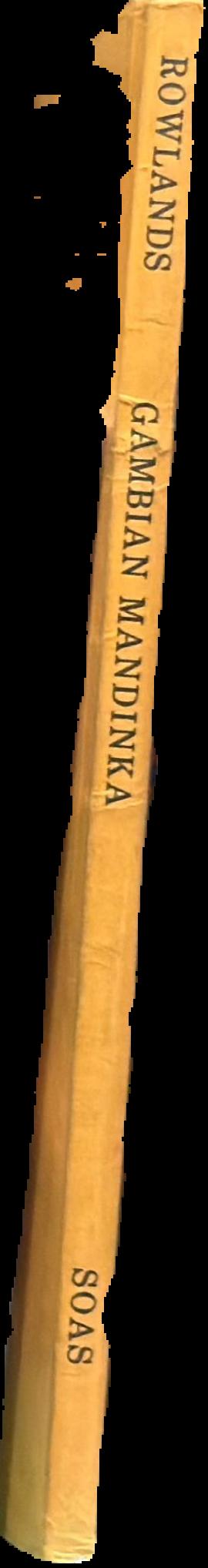 A grammar of Gambian Mandika live spine