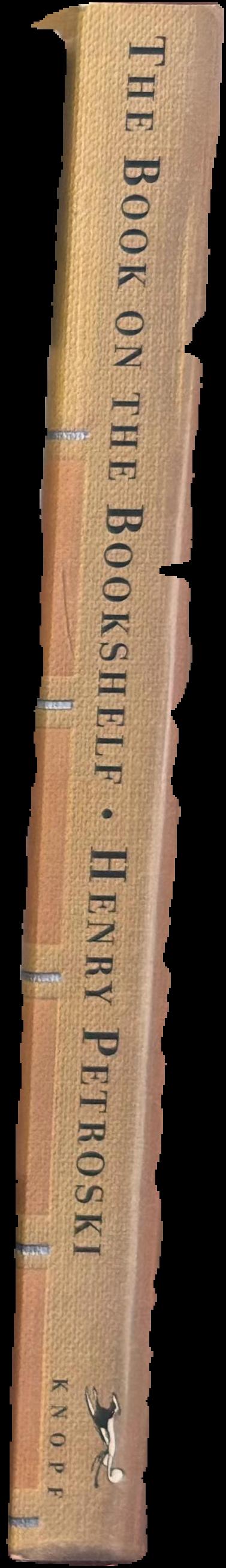 The book on the bookshelf live spine