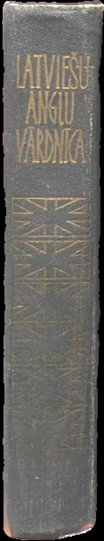 Latvian-English dictionary live spine