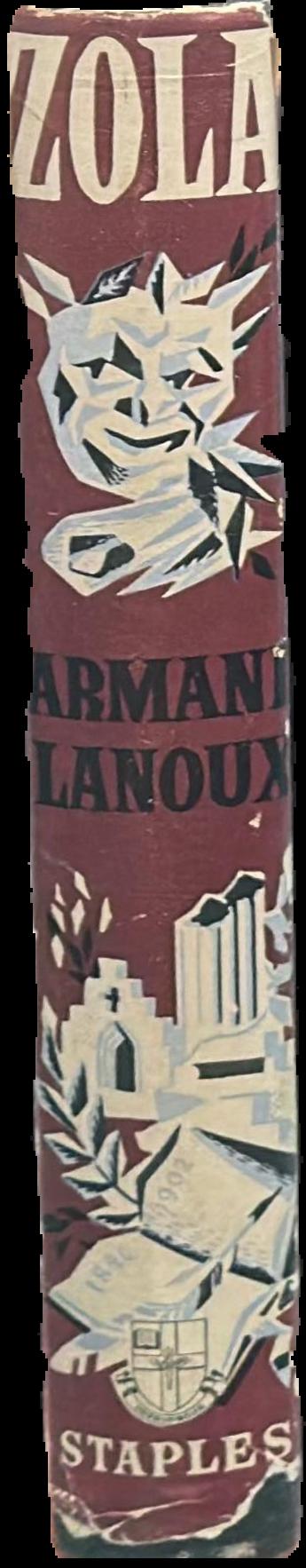Zola / Armand Lanoux ; translated by Mary Glasgow live spine
