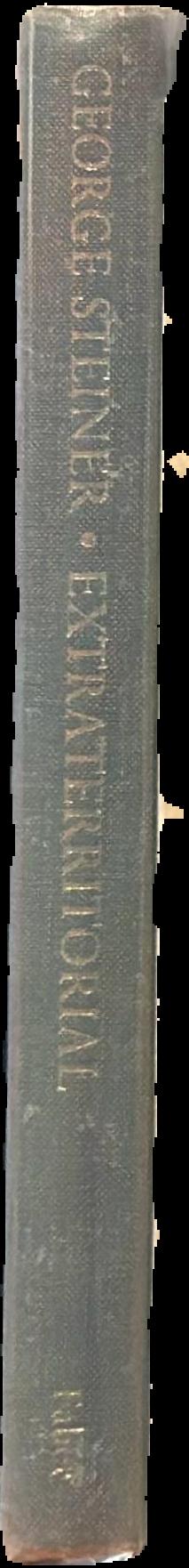 Extraterritorial : papers on literature and the language revolution live spine