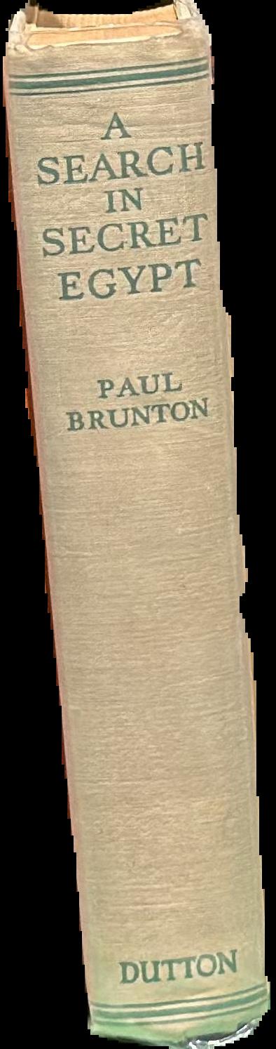 A search in secret Egypt / by Paul Brunton live spine