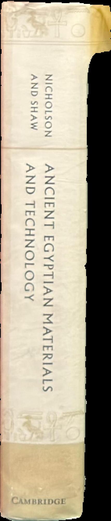 Ancient Egyptian materials and technology live spine