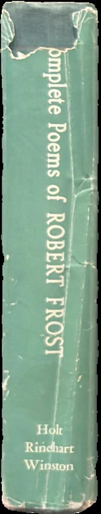 Complete poems of Robert Frost live spine