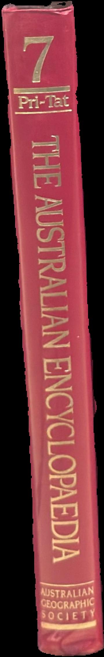 The Australian encyclopaedia : volume eight : Tax-Zoo live spine