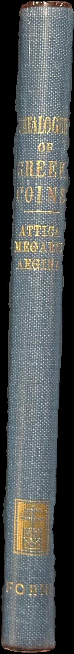 Catalogue of Greek coins : Attica, Megaris, Aegina live spine