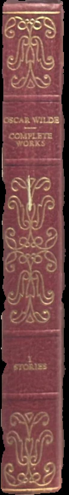 Complete works of Oscar Wilde live spine