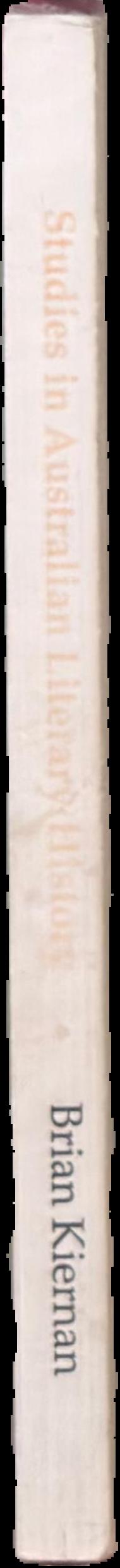 Studies in Australian literary history live spine