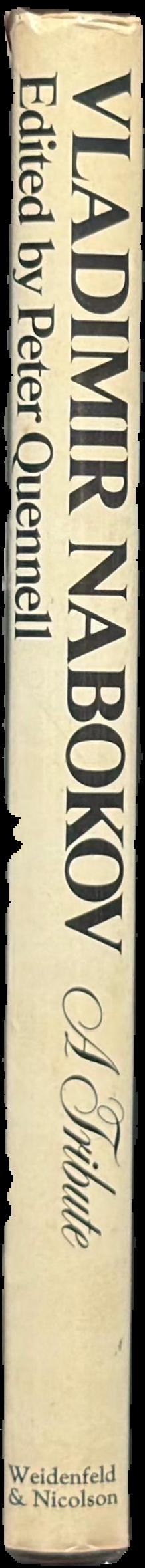 Vladimir Nabokov : his life, his work, his world : a tribute live spine