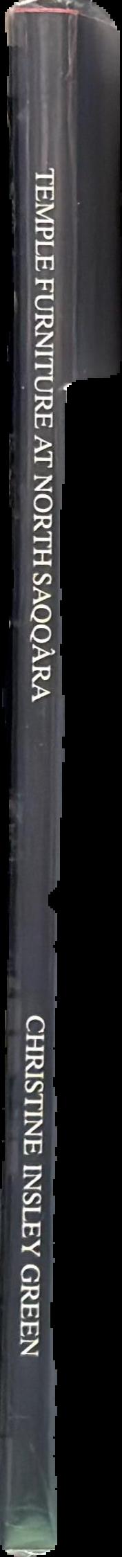 The temple furniture from the sacred animal necropolis at North Saqqara : 1964-1976 live spine