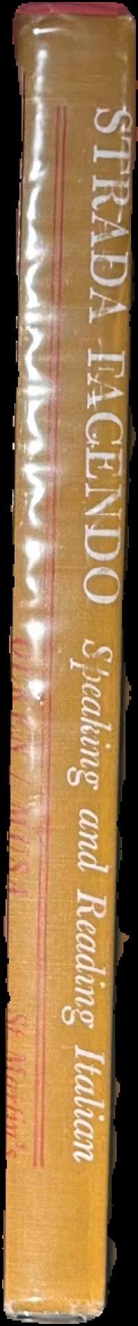 Strada facendo: speaking and reading Italian live spine