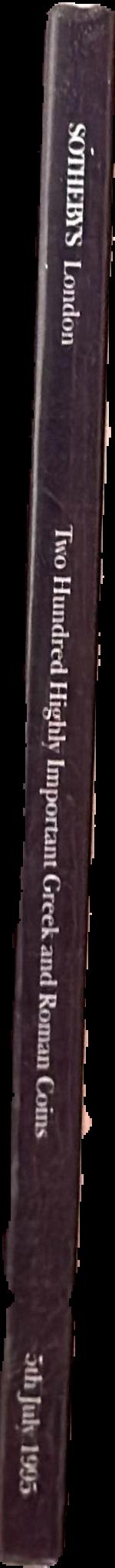 Two hundred highly important Greek and Roman coins live spine