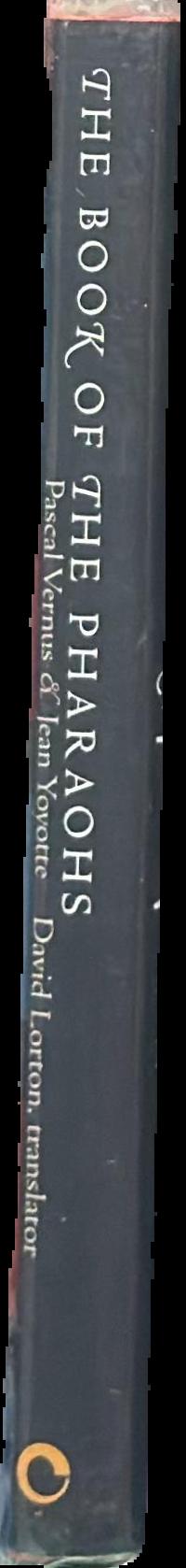 The book of the pharaohs live spine