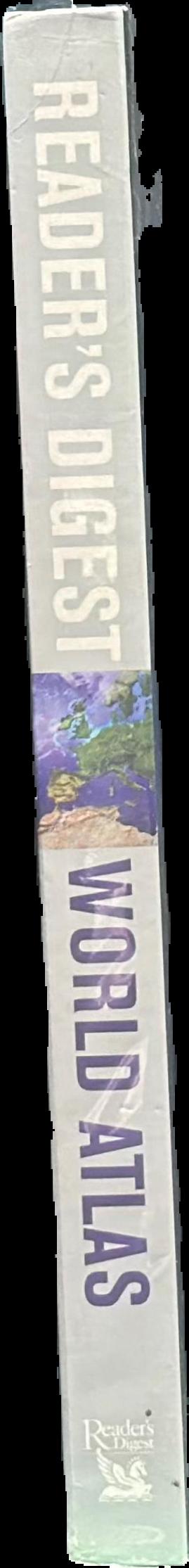 Reader's Digest world atlas live spine