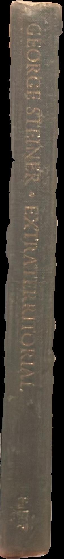 Extraterritorial : papers on literature and the language revolution live spine