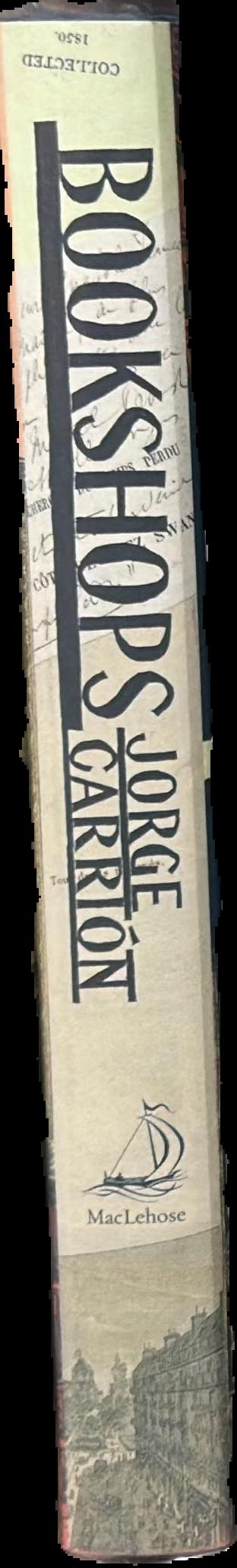 Bookshops live spine