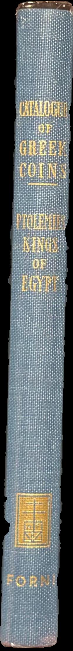 Catalogue of Greek coins : the Ptolemies, Kings of Egypt live spine