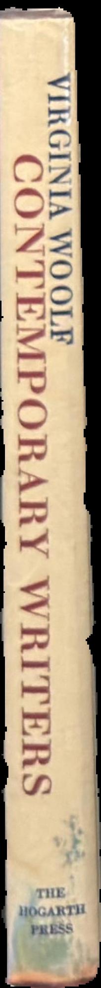 Contemporary writers live spine