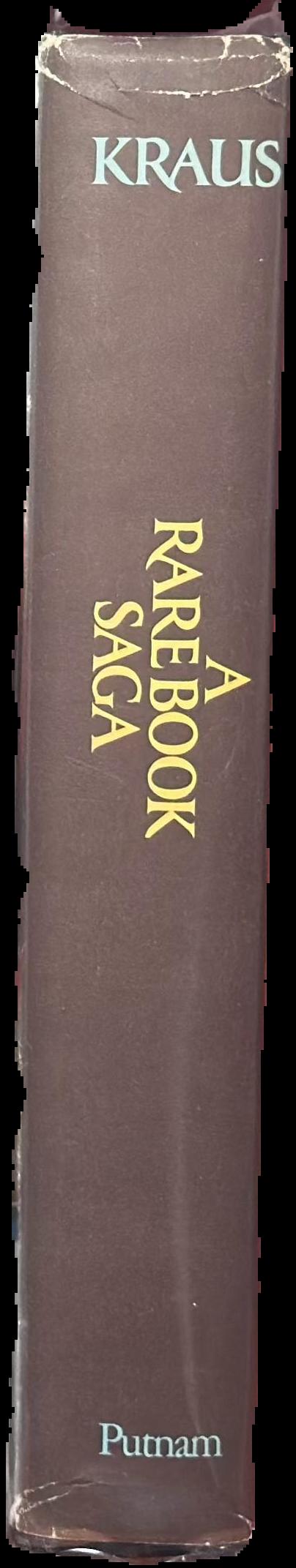 A rare book saga : the autobiography of H. P. Kraus live spine