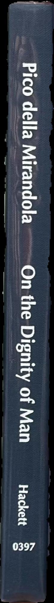 On the dignity of man. On being and the one. Heptaplus live spine