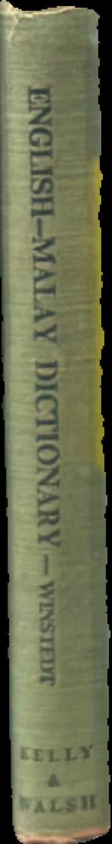 A practical modern English-Malay dictionary live spine