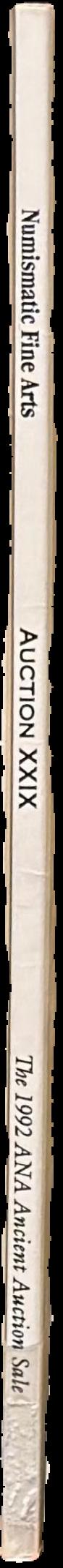 Auction XXIX : the 1992 ANA ancient auction sale, an offering of ancient Greek & Roman coins, August 13, 1992 / Numismatic Fine Arts live spine