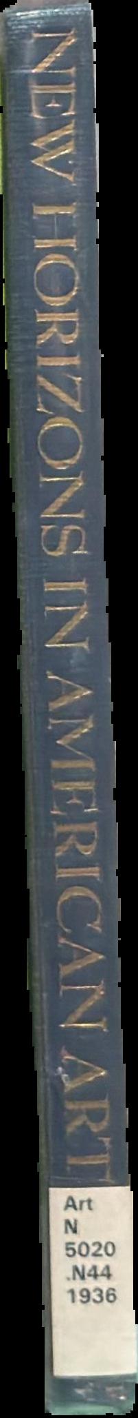 New horizons in American art live spine