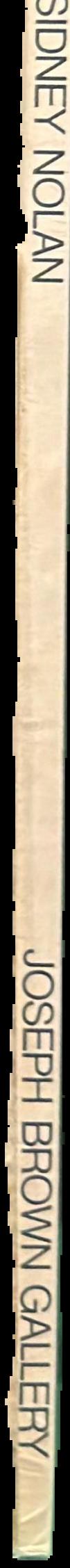 Sidney Nolan : 102 works from the first fifteen years (1939-53) live spine