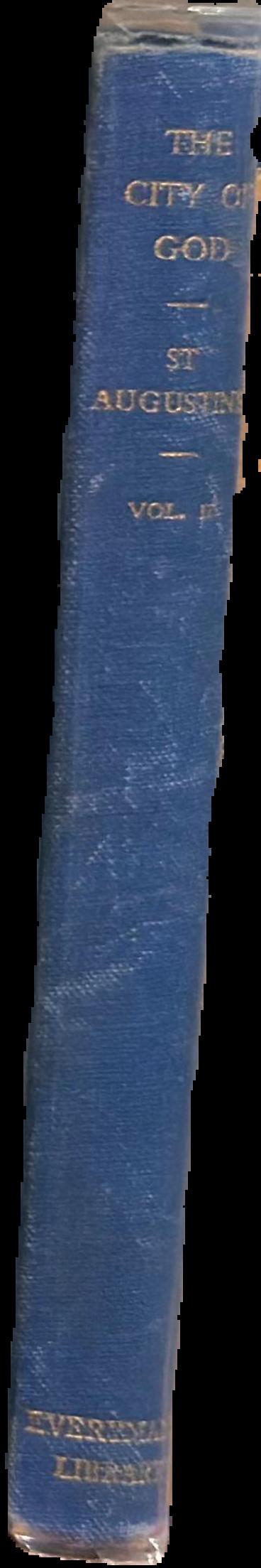 The city of God (de civitate dei) : volume two / Saint Augustine live spine