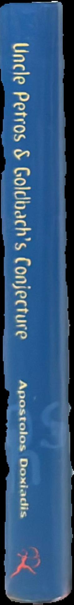 Uncle Petros and Goldbach's conjecture live spine