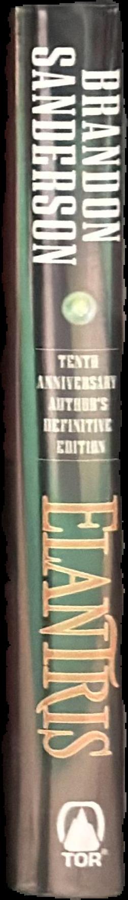 Elantris / Brandon Sanderson live spine