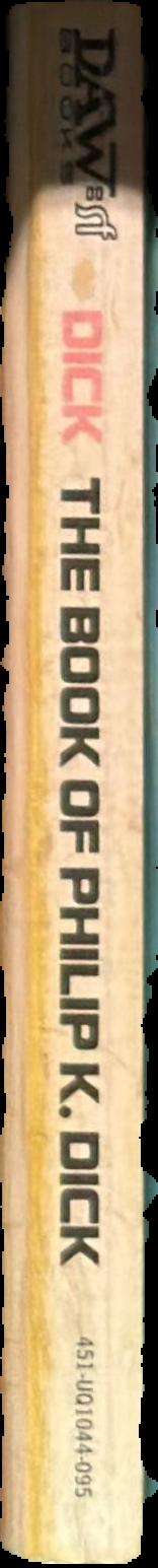 The book of Philip K. Dick live spine