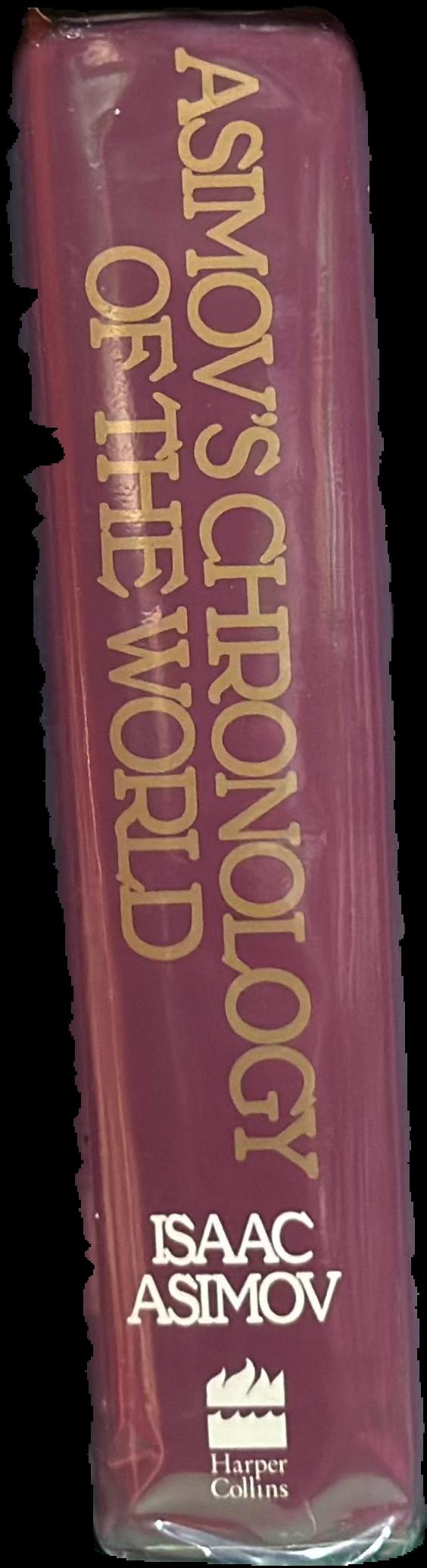 Asimov's chronology of the world live spine