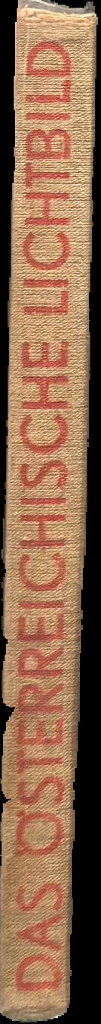 Das österreichische Lichtbild : jahrbuch 1933 live spine