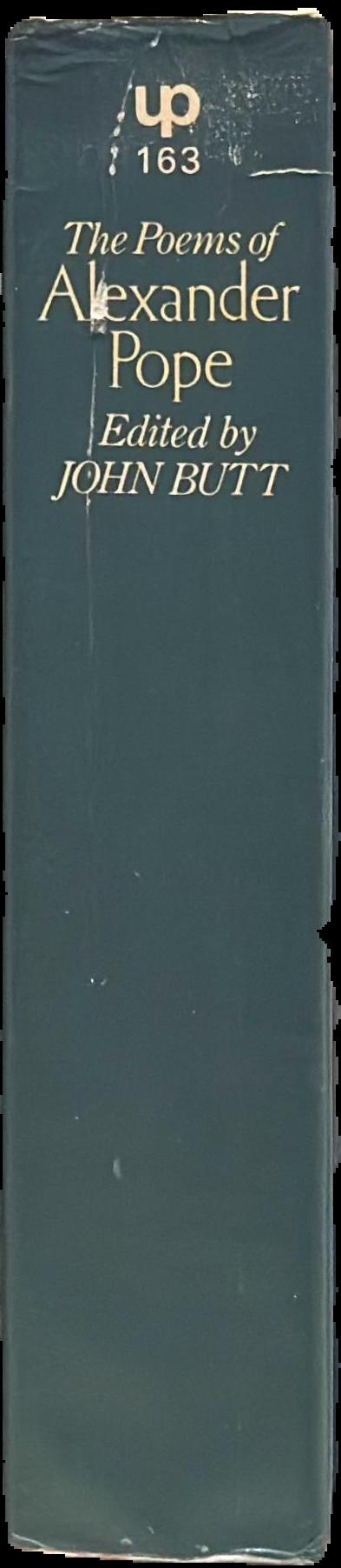 The poems of Alexander Pope : a one-volume edition of the Twickenham text with selected annotations live spine