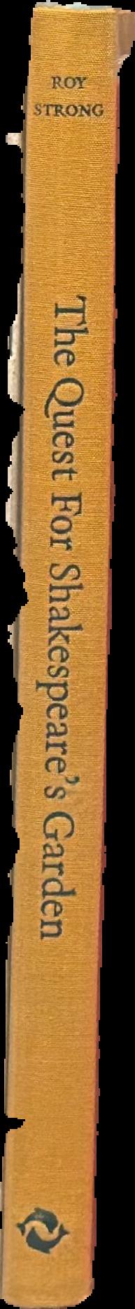 The quest for Shakespeare's garden live spine